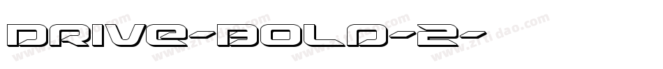 Drive-Bold-2字体转换