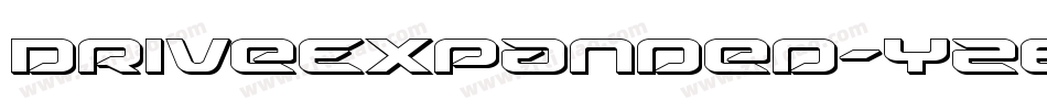 DriveExpanded-YZEL字体转换