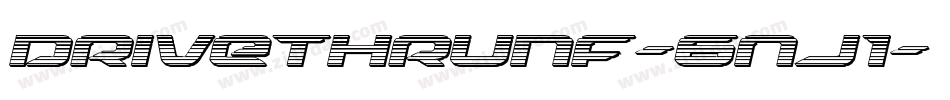 DriveThruNf-6nj1字体转换
