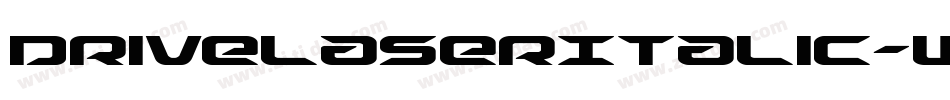 DriveLaserItalic-wzG9字体转换