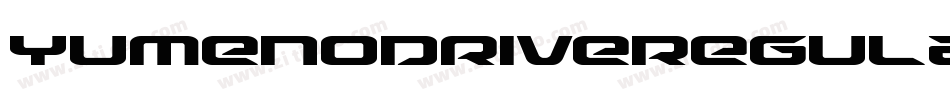 YumeNoDriveRegular-Oo0p字体转换