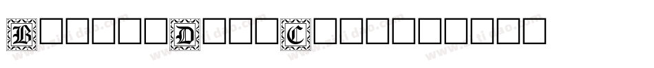 BoltonDropCaps字体转换