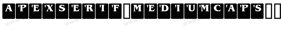 ApexSerif-MediumCaps字体转换