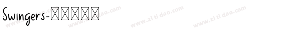 Swingers字体转换