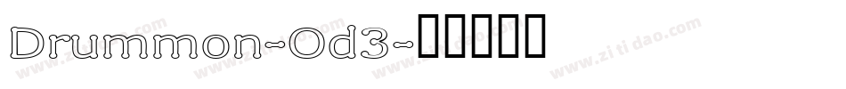 Drummon-Od3字体转换