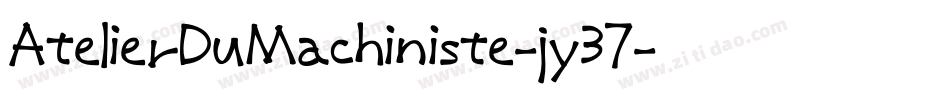 AtelierDuMachiniste-jy37字体转换