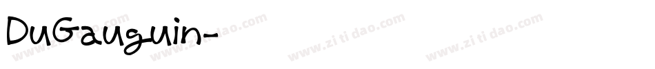 DuGauguin字体转换