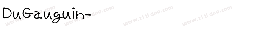 DuGauguin字体转换