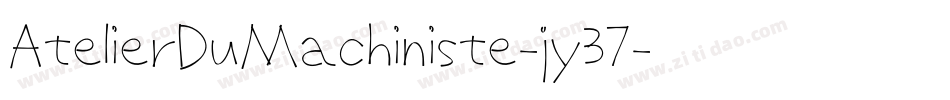 AtelierDuMachiniste-jy37字体转换