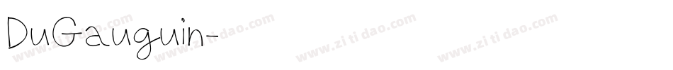 DuGauguin字体转换