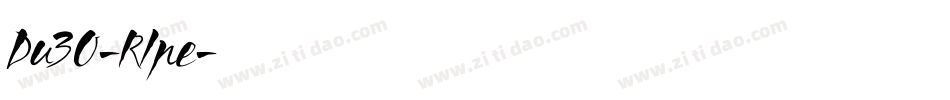 Du30-Rlpe字体转换