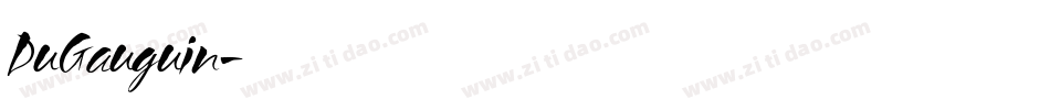 DuGauguin字体转换