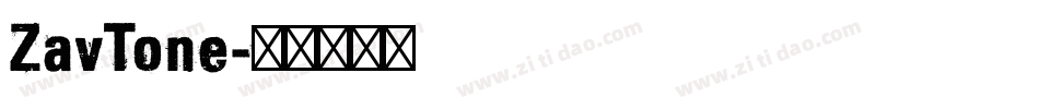 ZavTone字体转换