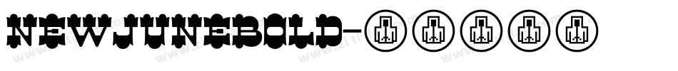NewJuneBold字体转换