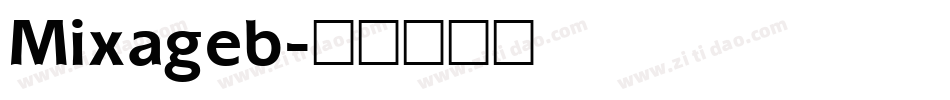 Mixageb字体转换
