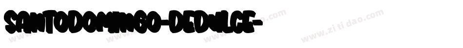 SantoDomingo-DeDulce字体转换