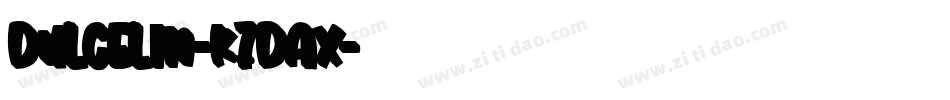 Dulcelin-K7dAX字体转换
