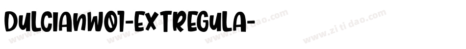 dulcianw01-extregula字体转换