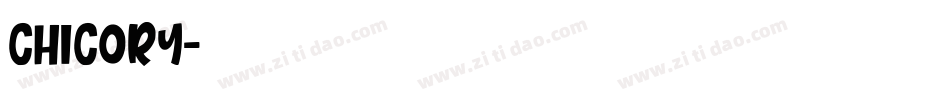 Chicory字体转换