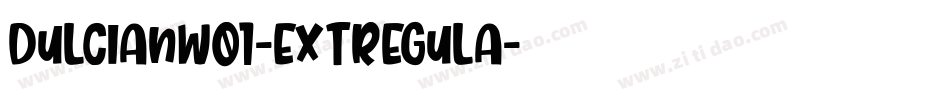 dulcianw01-extregula字体转换