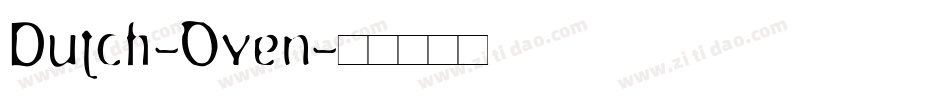 Dutch-Oven字体转换