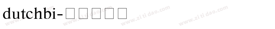 dutchbi字体转换