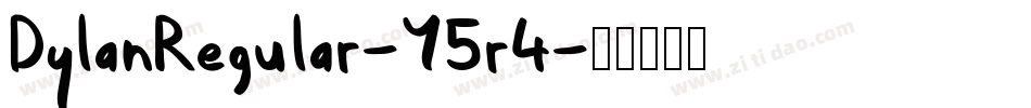 DylanRegular-Y5r4字体转换