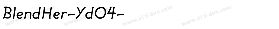 BlendHer-YdO4字体转换