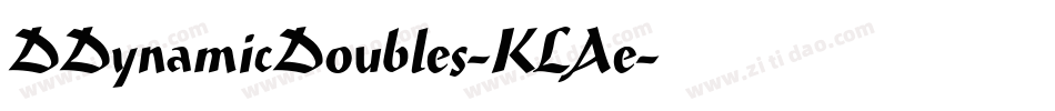 DDynamicDoubles-KLAe字体转换