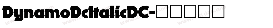 DynamoDcItalicDC字体转换
