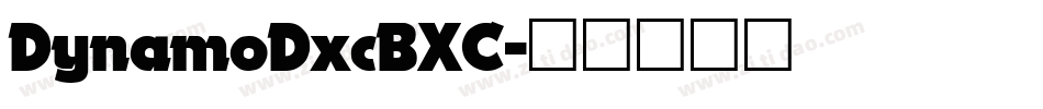 DynamoDxcBXC字体转换