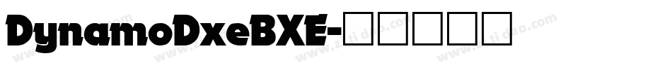 DynamoDxeBXE字体转换