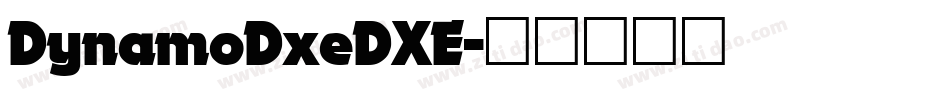 DynamoDxeDXE字体转换
