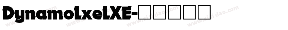 DynamoLxeLXE字体转换
