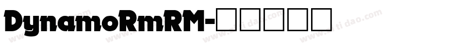 DynamoRmRM字体转换