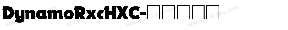 DynamoRxcHXC字体转换