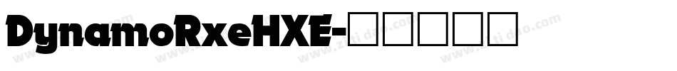 DynamoRxeHXE字体转换