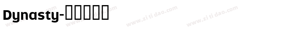 Dynasty字体转换