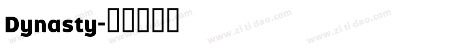 Dynasty字体转换