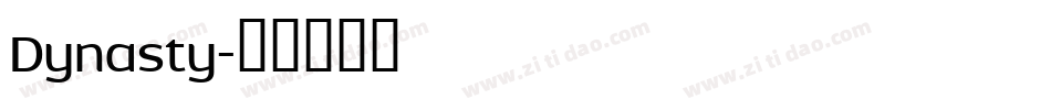 Dynasty字体转换