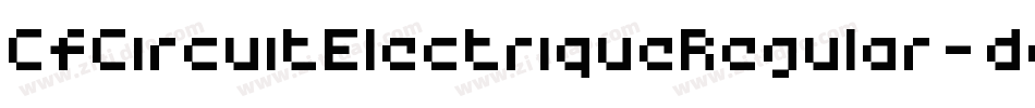 CfCircuitElectriqueRegular-doYV字体转换