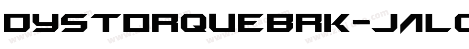 DystorqueBrk-jalO字体转换