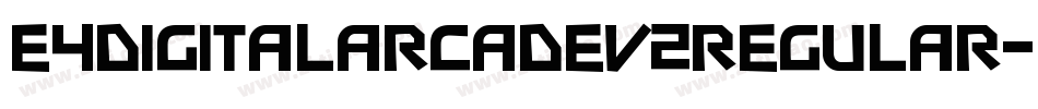 E4DigitalArcadeV2Regular-wZOw字体转换