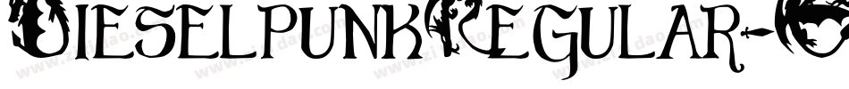 DieselpunkRegular-EgRg字体转换