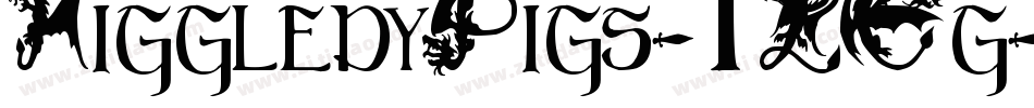 HiggledyPigs-1LEg字体转换