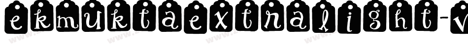EkMuktaExtralight-vOmL字体转换