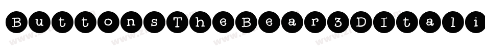 ButtonsTheBear3DItalic-4z2K字体转换