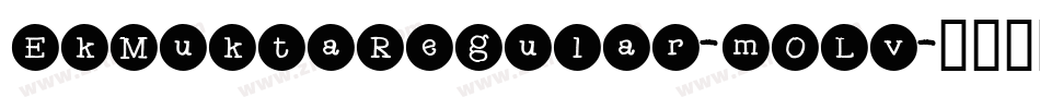 EkMuktaRegular-mOLv字体转换