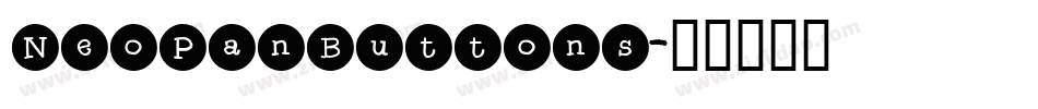NeoPanButtons字体转换