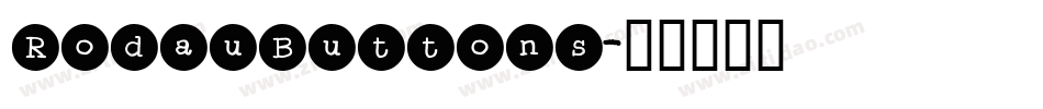 RodauButtons字体转换